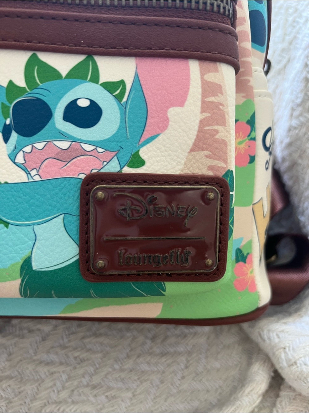 Disney Loungefly Stitch Aloha Poster Mini Backpack - Picture 3 of 8